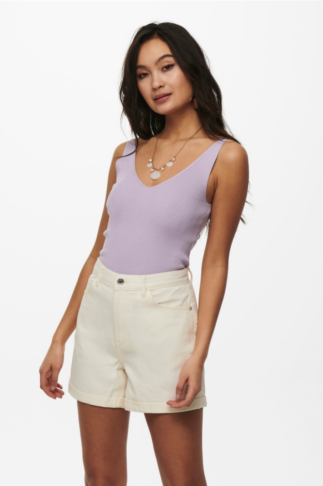 JDYNANNA S/L TOP KNT NOOS 15180497 Pastel Lilac